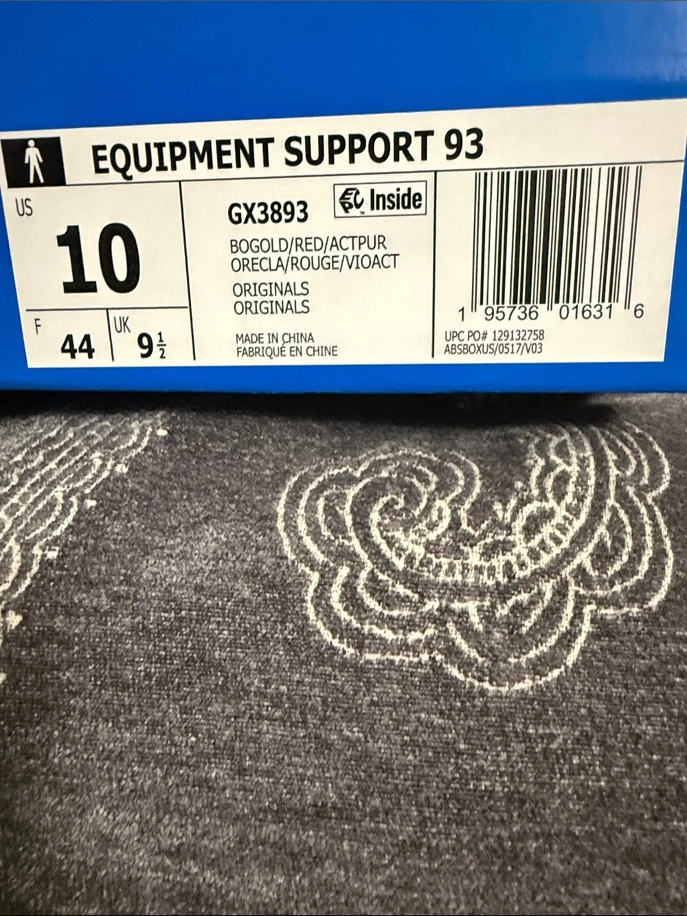 Sean Wotherspoon x Adidas Equipment Support 93  “Super Earth “ Collaboration